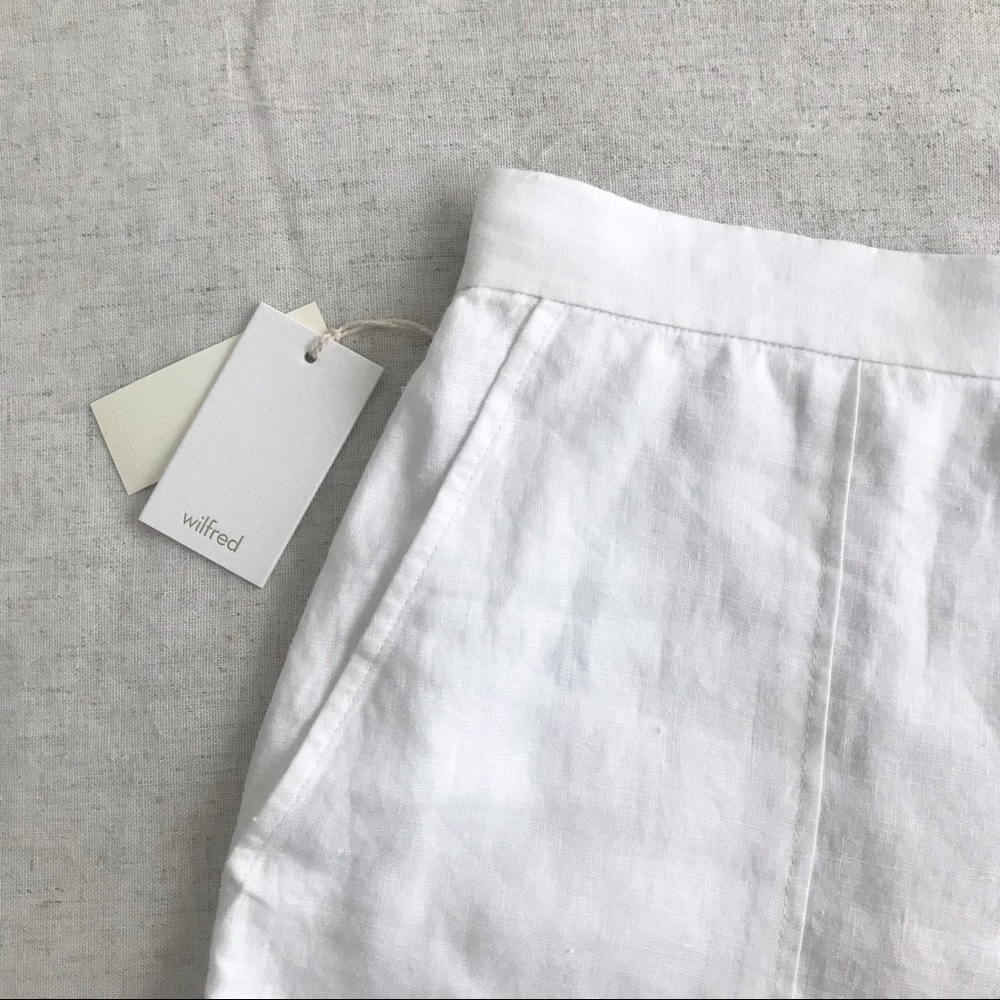 Wilfred Boissier Linen Shorts in Oak